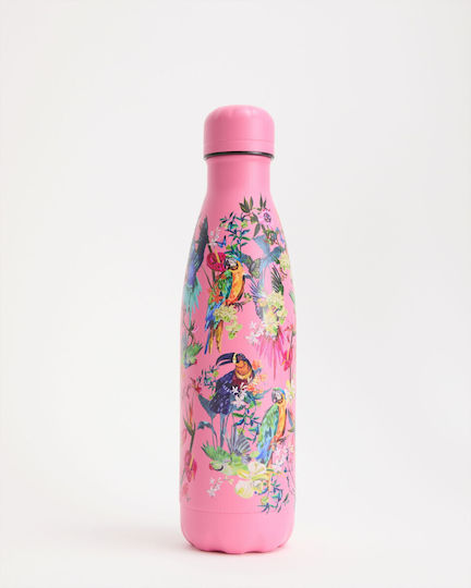 Chilly's Original Series Tropical Μπουκάλι Θερμός Ανοξείδωτο BPA Free 500ml TROPICAL MACAW MADNESS