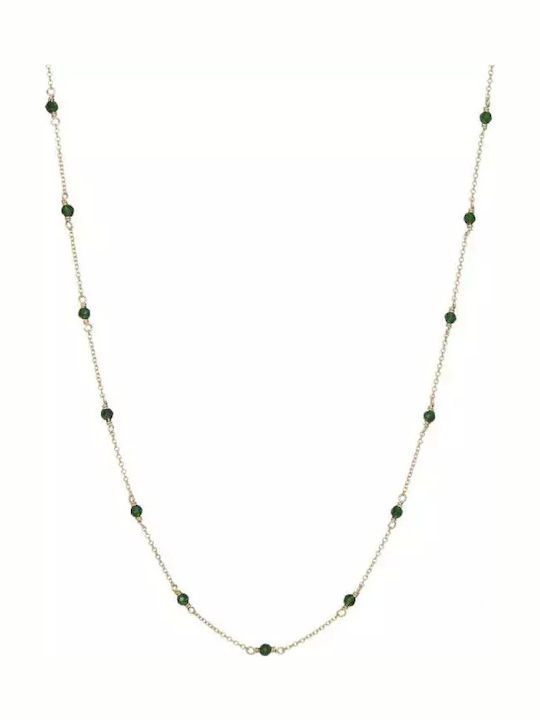 CHrysolithos Halskette aus 9K Gold CHrysolithos Halskette aus 9K Gold