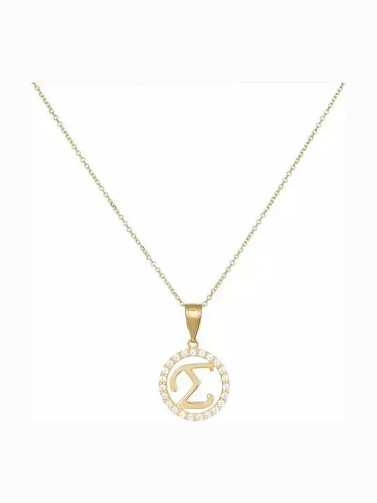 Necklace Made of 9 K Gold