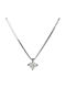 Necklace from White gold 18k with Diamond