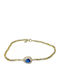 Women's Bracelet Rosette made of Gold 9K with Zircon