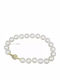 Women's Bracelet made of Gold 14K with Pearls