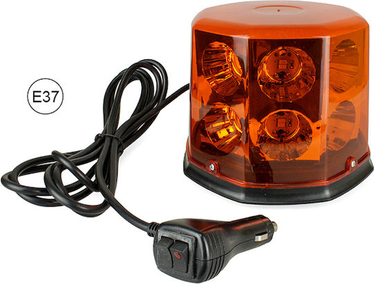 Mars Tech Far Auto 12 / 24V Impermeabil cu Portocaliu Iluminare