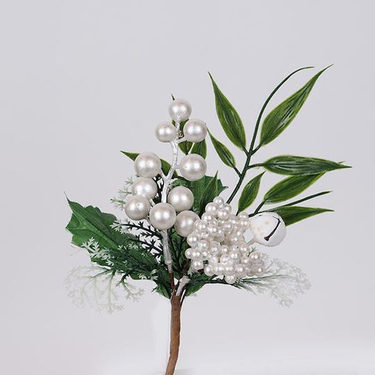 Dekorative künstliche Blume Weiß 20cm Eurolamp