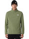 100 Glacier 1/4 Sweater Bark Mist