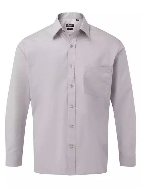 Premier Long-sleeved Shirt Silver