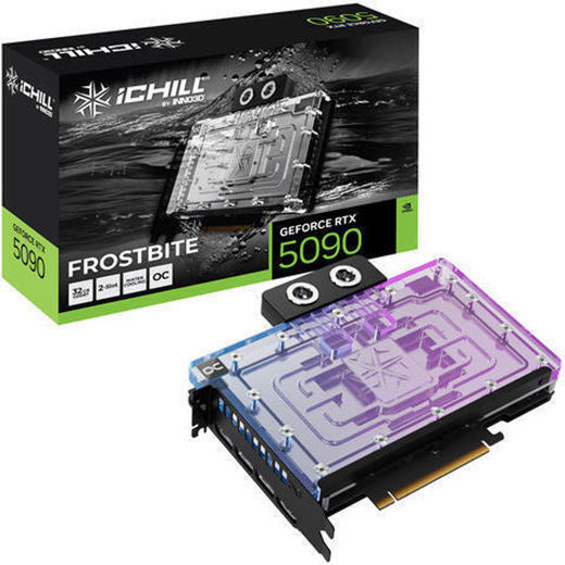 Inno 3D GeForce RTX 5090 32GB GDDR7 iChill Ледена Ухапка Видеокарта