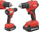 Yato Yato Battery Drill Driver Brushless 18V 2x2Ah