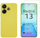 Redshield Set Back Cover Σιλικόνης Σετ με Τζαμάκι Κίτρινο (Redmi 13 / Poco M6 4G)