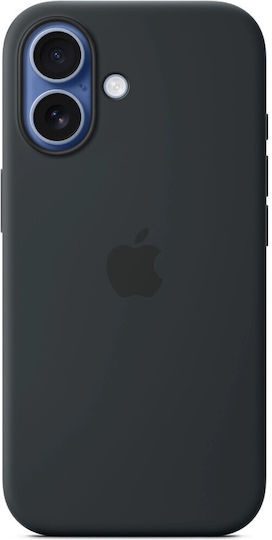 Apple Silicone Case with MagSafe Back Cover Silicone 1.8mm Black (iPhone 17)