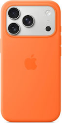 Apple Silicone Case με MagSafe Orange (iPhone 17 Pro)