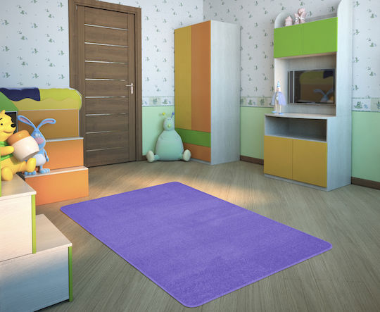 Nikotex Carpets Антислип Детски Килим Hamilton Виолетов 160x240