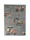 Tzikas Carpets 76888-230 Детско килимче Път Син 133x190см