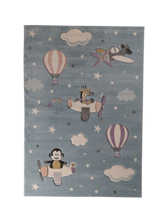 Tzikas Carpets 76894-230 Παιδικό Χαλί Μπλε 133x190cm