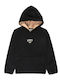 Fleece Παιδικό Φούτερ με Κουκούλα Anthracite