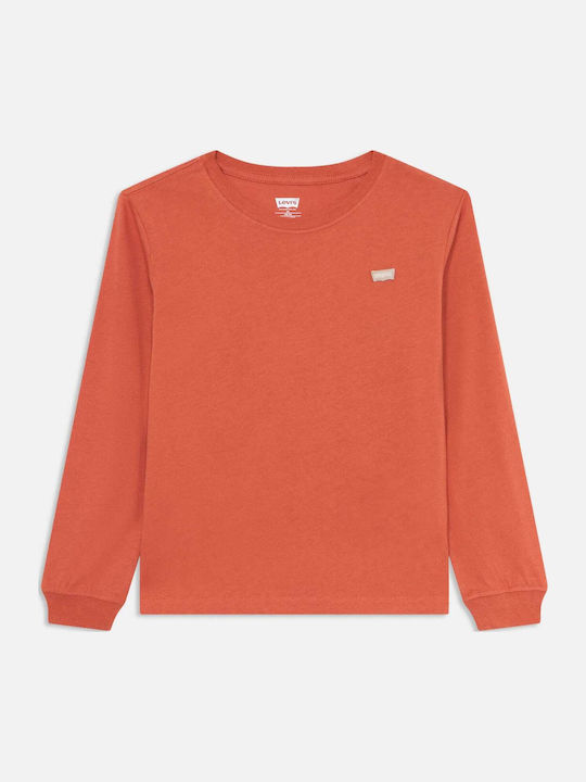 Levi's Kids' Shirt Long Sleeve Orange