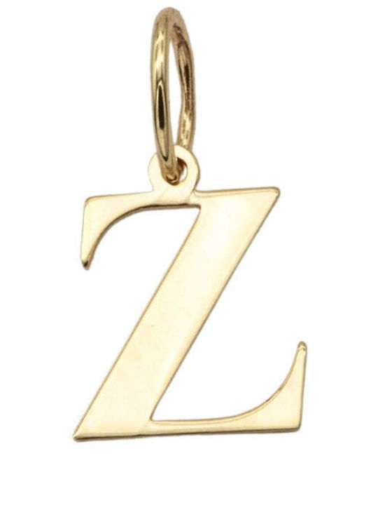 Sorelly Charm Monogramă Din Aur Galben 14 Carate