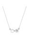Sorelly Necklace Infinity from White gold 14K with Diamond