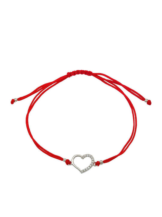 Sorelly Damen Armband mit Design Herz aus Silber