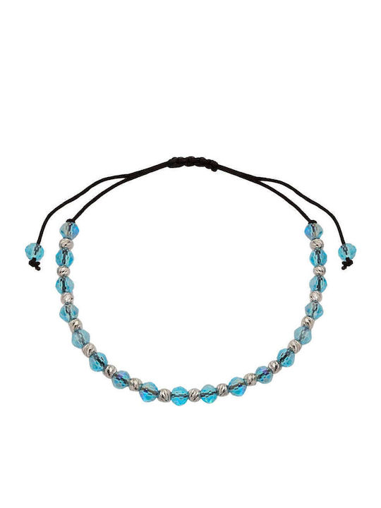 Sorelly Damen Armband aus Kabel mit Perlen