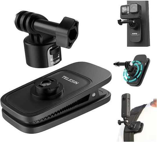 Telesin Go-quick Magnetic Backpack Clip GoPro DJI Insta Cameras