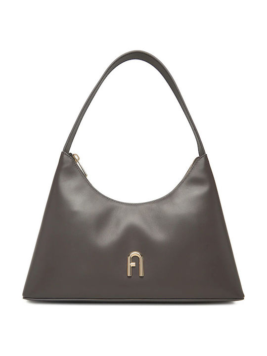 Furla Leather Women's Bag Shoulder Gray