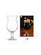 Galifas Set Gläser Bier, μπίρας aus Glas 442ml 6Stück