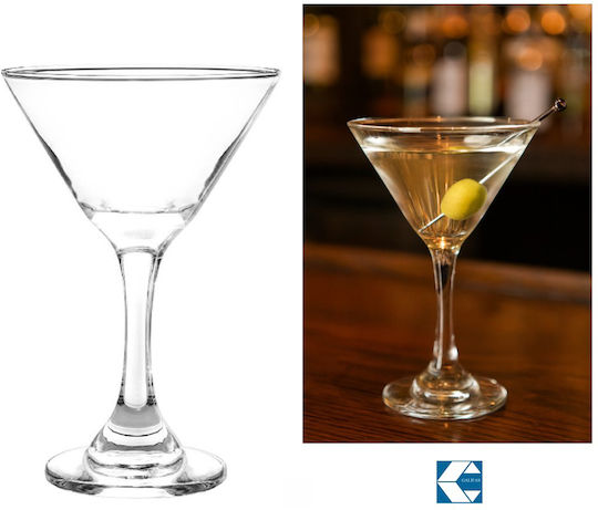 Galifas Set of Glasses Cocktail/Drinking made of Glass Stemmed 274ml 12pcs