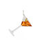 Hanging Ornament Glass Glass Orange 6.5x10cm