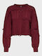 Life Women's Long Sleeve Sweater Bordeaux
