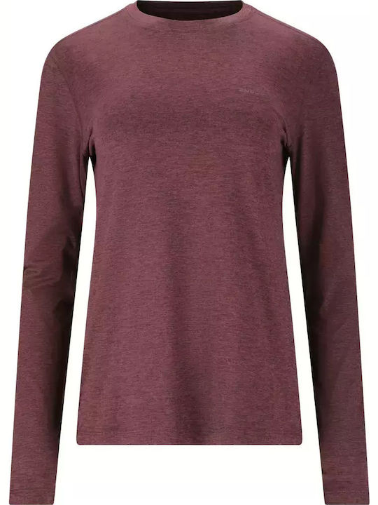 Damen Bluse Langärmelig Huckleberry