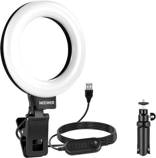 Neewer Ring Light 12.7cm με Επιτραπέζιο Τρίποδο