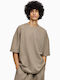 T-shirt Καφέ