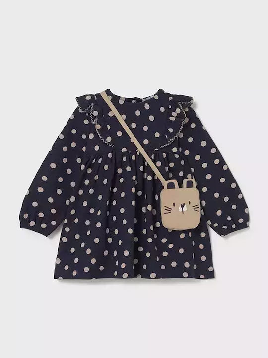 Mayoral Girls Dress Long Sleeve with Accessorie...