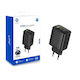 Lito Charger Without Cable GaN with USB-A Port and 2 USB-C Ports 65W Power Delivery Blacks (LC25)