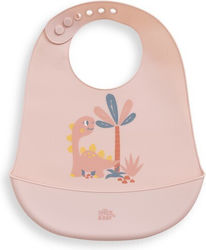 Interbaby Waterproof Bib Silicone Pink for 6 m+