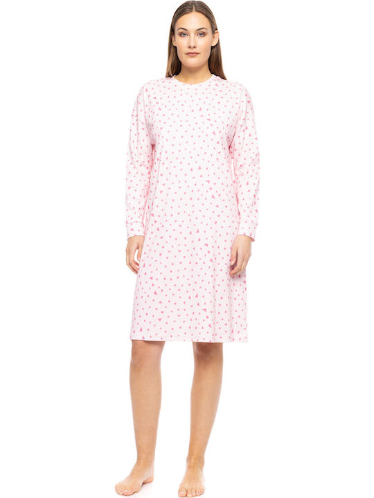 Pink Label Winter Women's Nightdress Bubblegum