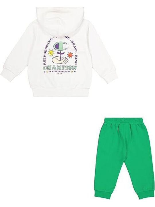 Champion Παιδικό Σετ Φόρμας Λευκό