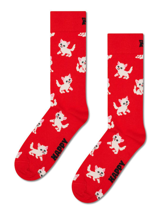 Happy Socks Γυναικείες Κάλτσες Red Happy Socks Γυναικείες Κάλτσες Red