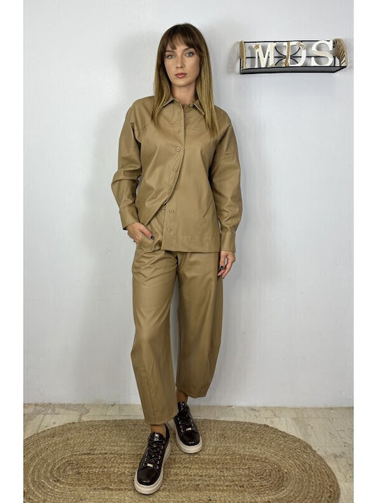 Moutaki Дамско Текстил Панталон Beige