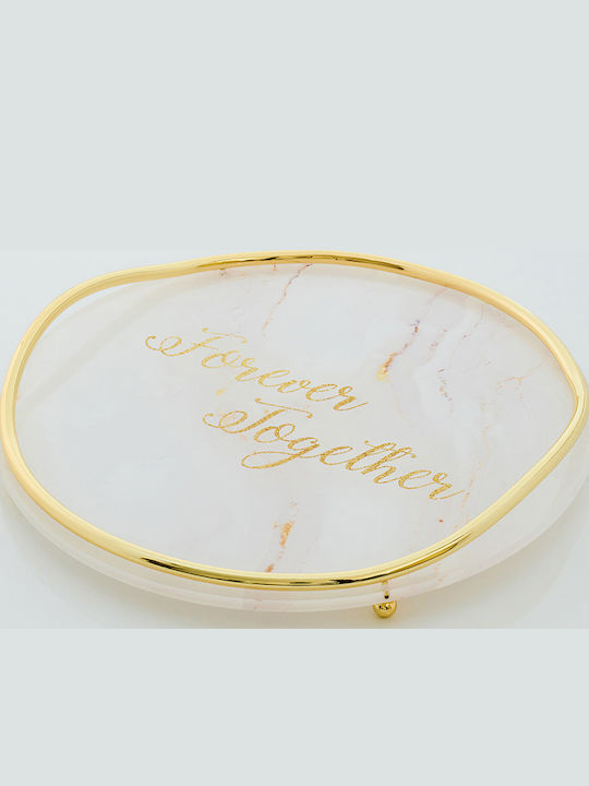 Pantazelos Creations Tavă De Nuntă Din Sticlă