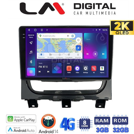 LM Digital Ηχοσύστημα Αυτοκινήτου για Fiat Strada 2012>2020 (Bluetooth/USB/WiFi/GPS/Apple-Carplay/Android-Auto)