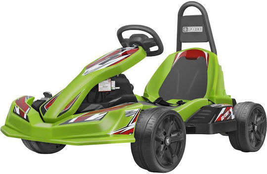 Spidko Go Kart One-Seater with Remote Control 12 Volt Green for 3+ Years