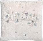Fylliana Christmas Decorative Pillow Square Whi...