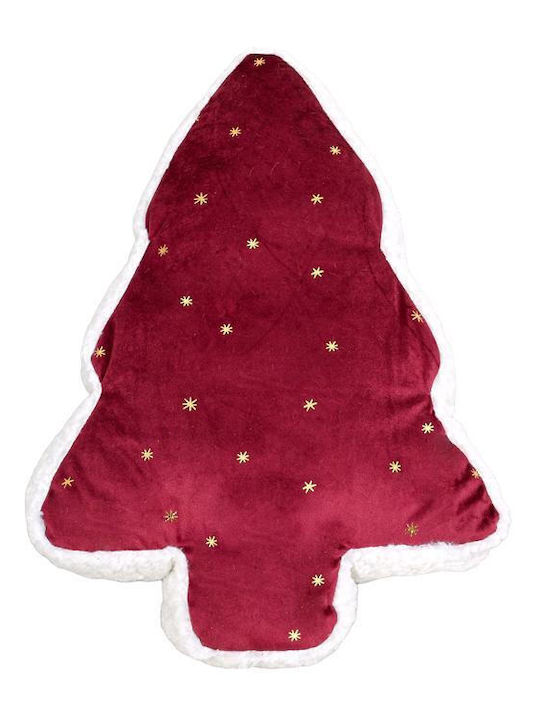 Fylliana Decorative Christmas Tree Pillow Fylliana Fl314 Purple-White-Gold 31x45x6cm