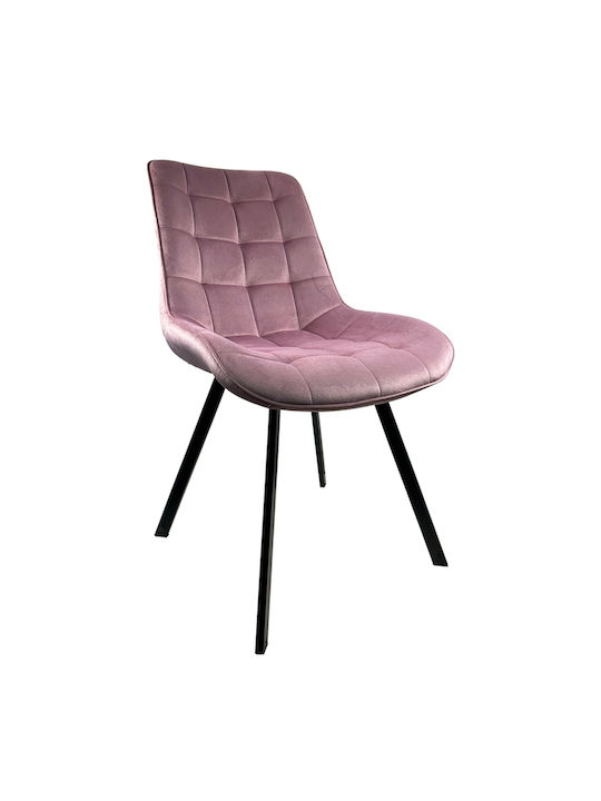 Brisa Dining Room Velvet Chair Rotten Apple/Bla...