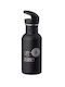 Wasserflasche Rostfreier Stahl 500ml Schwarz