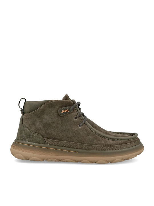 Wildleder Grün Herrenstiefel
