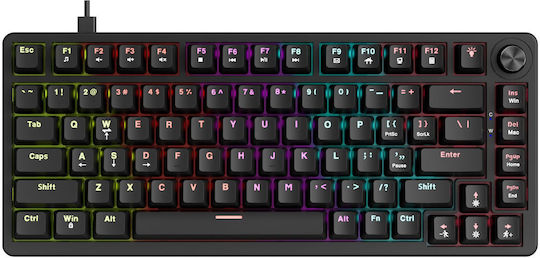 Marvo Titan Gaming Μηχανικό Πληκτρολόγιο Tenkeyless με RGB φωτισμό (Αγγλικό US)