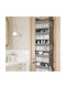 Songmics Plastic Door Hook with 5 Positions 40x15x140cm
